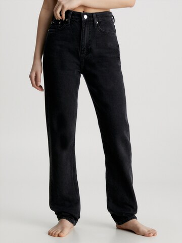 Calvin Klein Jeans - regular Vaquero en negro: frente