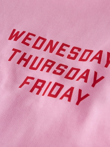 NAME IT Sweatshirt 'NKFLIOCA' i rosa