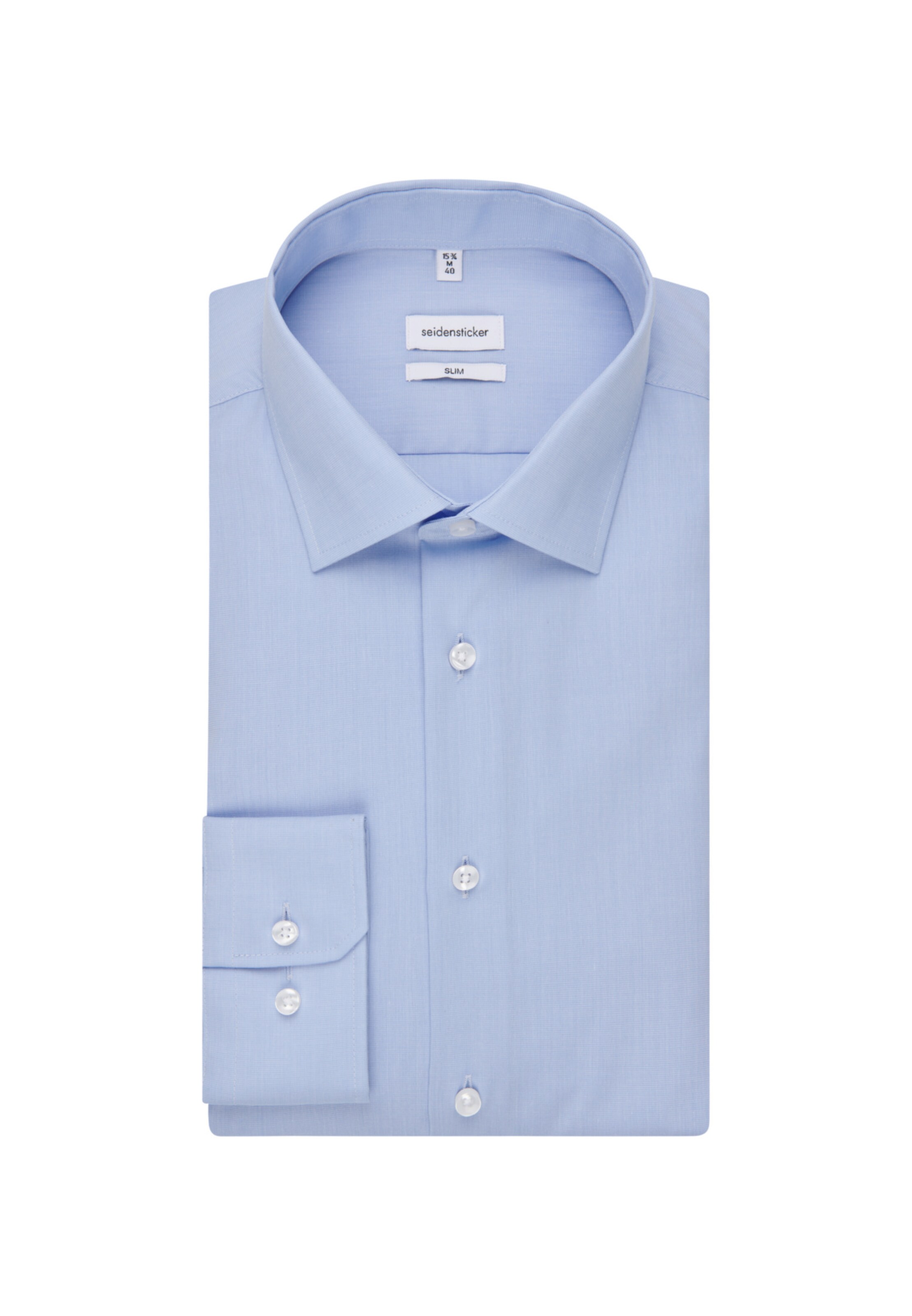 SEIDENSTICKER Slim fit Πουκάμισο για το γραφείο σε μπλε