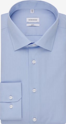 SEIDENSTICKER - Ajuste regular Camisa de negocios en azul