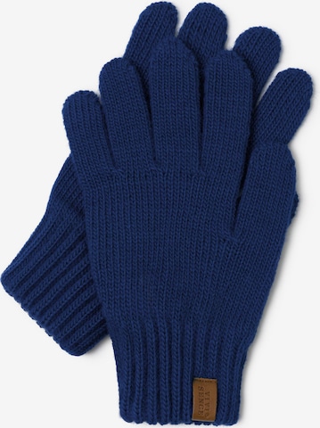 Vivisence Vingerhandschoenen '7014R' in Blauw: voorkant