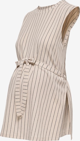 Only Maternity Bluse 'OLMPetris' i hvid: forside