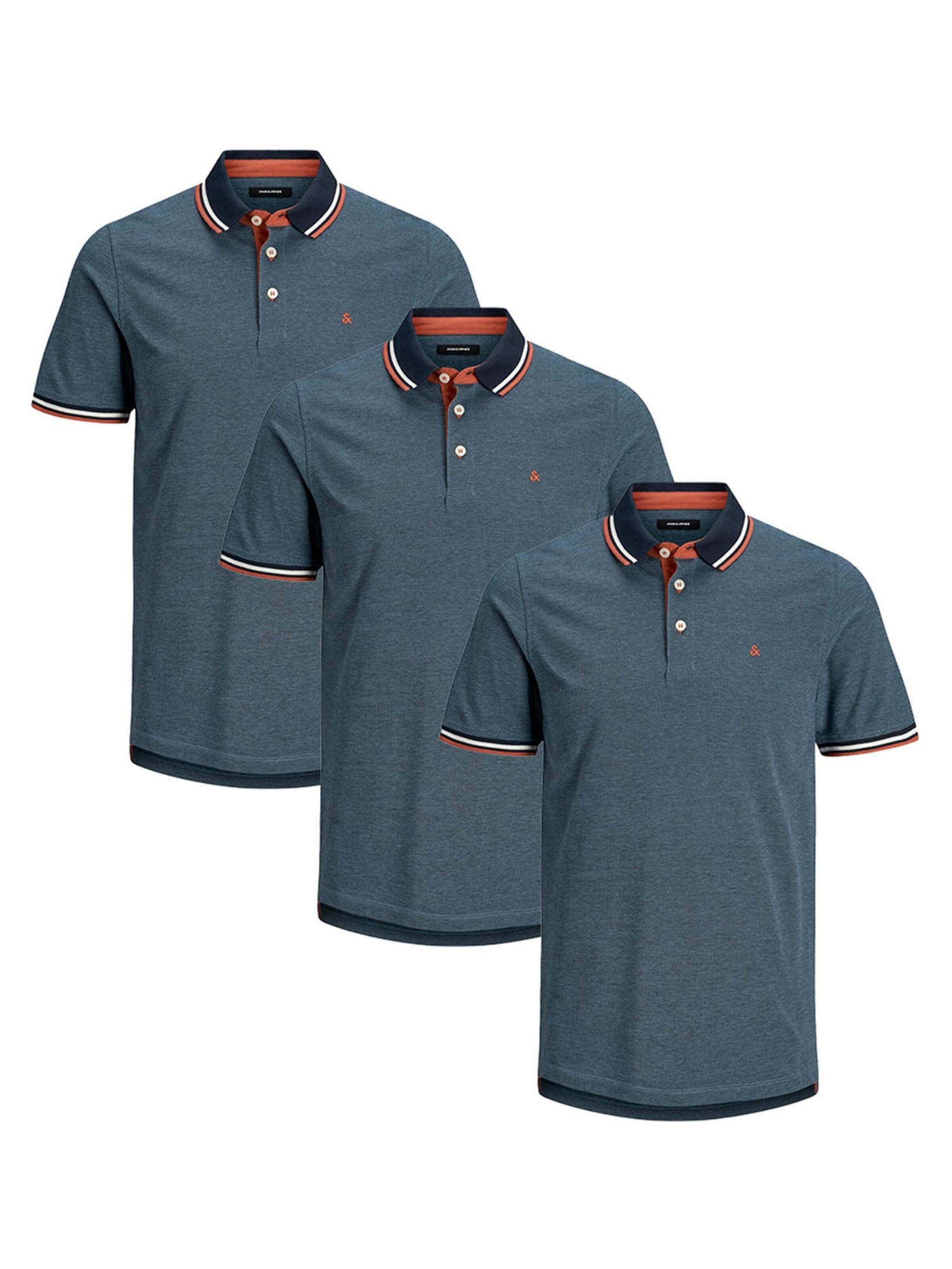 JACK & JONES Shirt 'Paulos - Slim Fit' in Blue: front