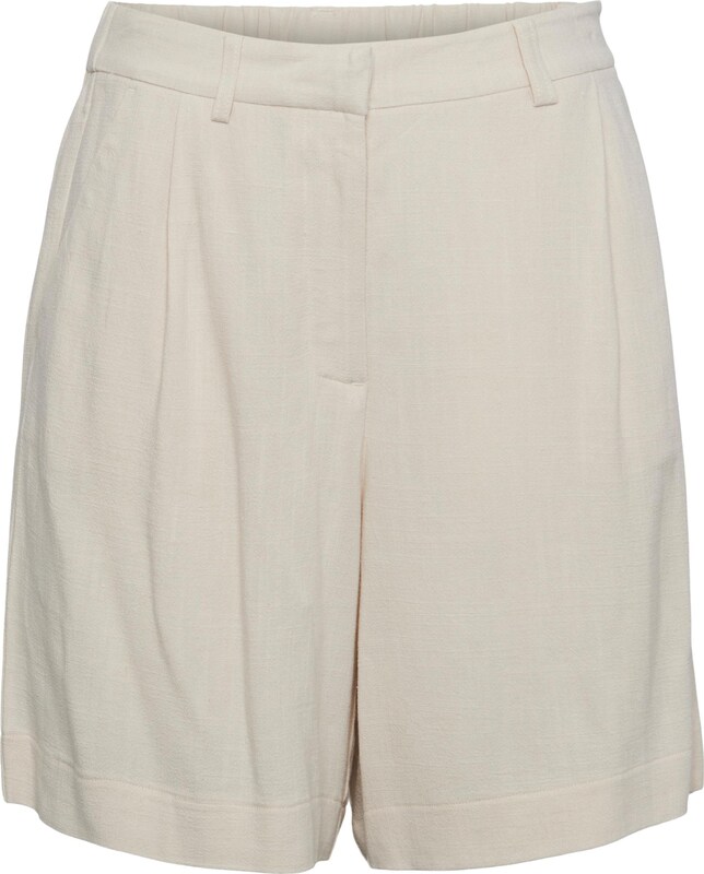 PIECES Regular Shorts 'Vinsty' in Creme PIECES Regular Shorts 'Vinsty' in Creme