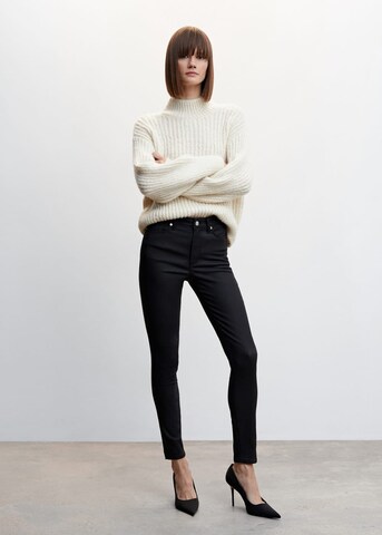 MANGO Skinny Jeans 'anne' in Zwart