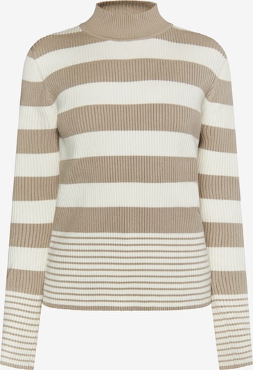DreiMaster Klassik Sweater 'Ledkin' in Dark beige / Off white, Item view