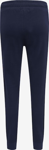 Hummel Tapered Workout Pants in Blue