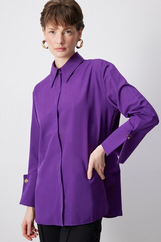 Touche Prive Bluse in Lila: Vorderseite