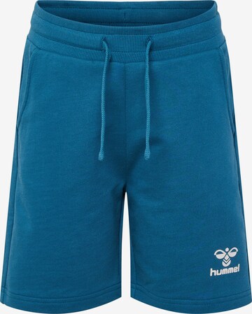 Hummel Regular Broek in Blauw: voorkant