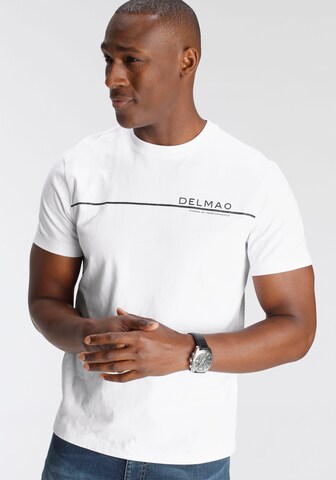 DELMAO Shirt in Weiß: Vorderseite