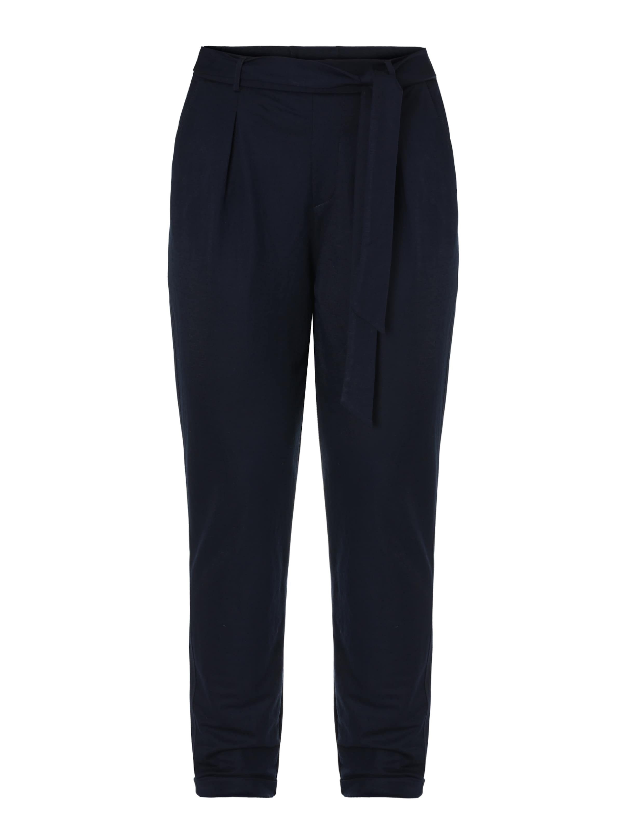 mėlyna TATUUM Standartinis Klostuotos kelnės 'Zamiria': priekis