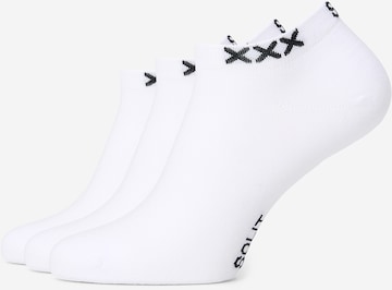 Chaussettes 'Originals Amsterdam (wit)' SOLIT socks en blanc : devant