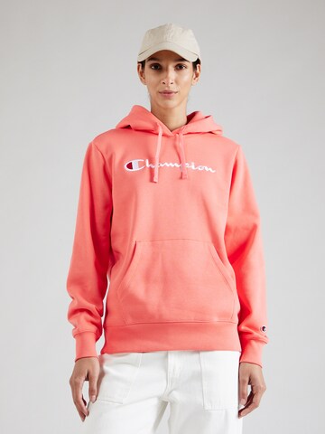 Sweat-shirt Champion Authentic Athletic Apparel en orange : devant