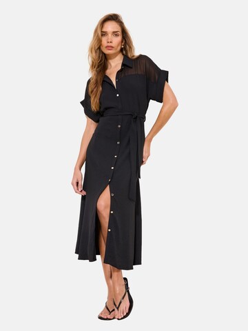 Lipsy - Vestidos camiseiros em preto: frente