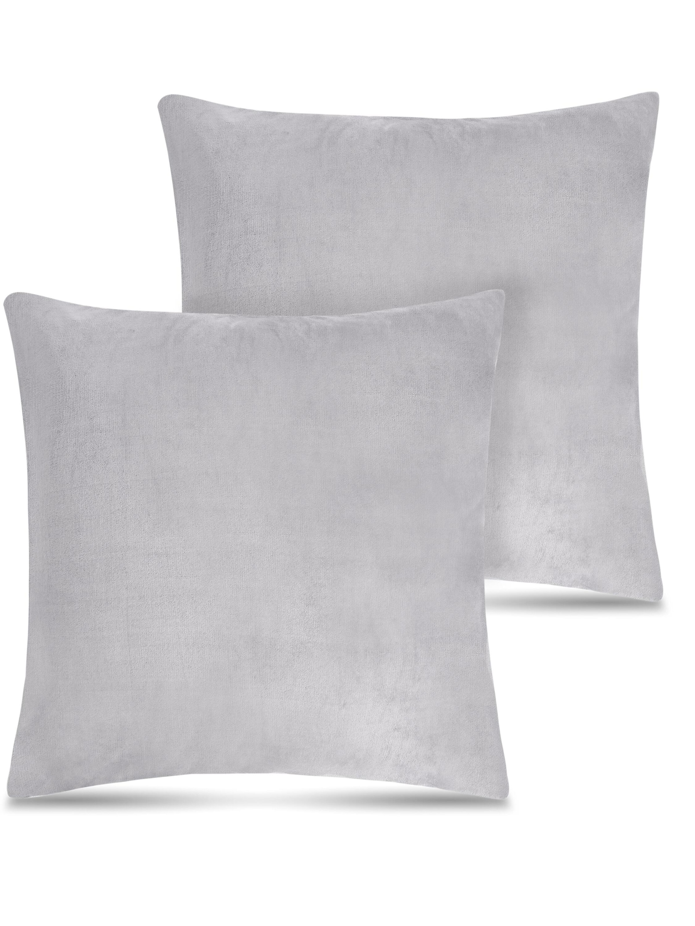 Aspero Pillow ' Vora ' in Grey: front