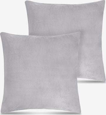 Aspero Pillow ' Vora ' in Grey: front