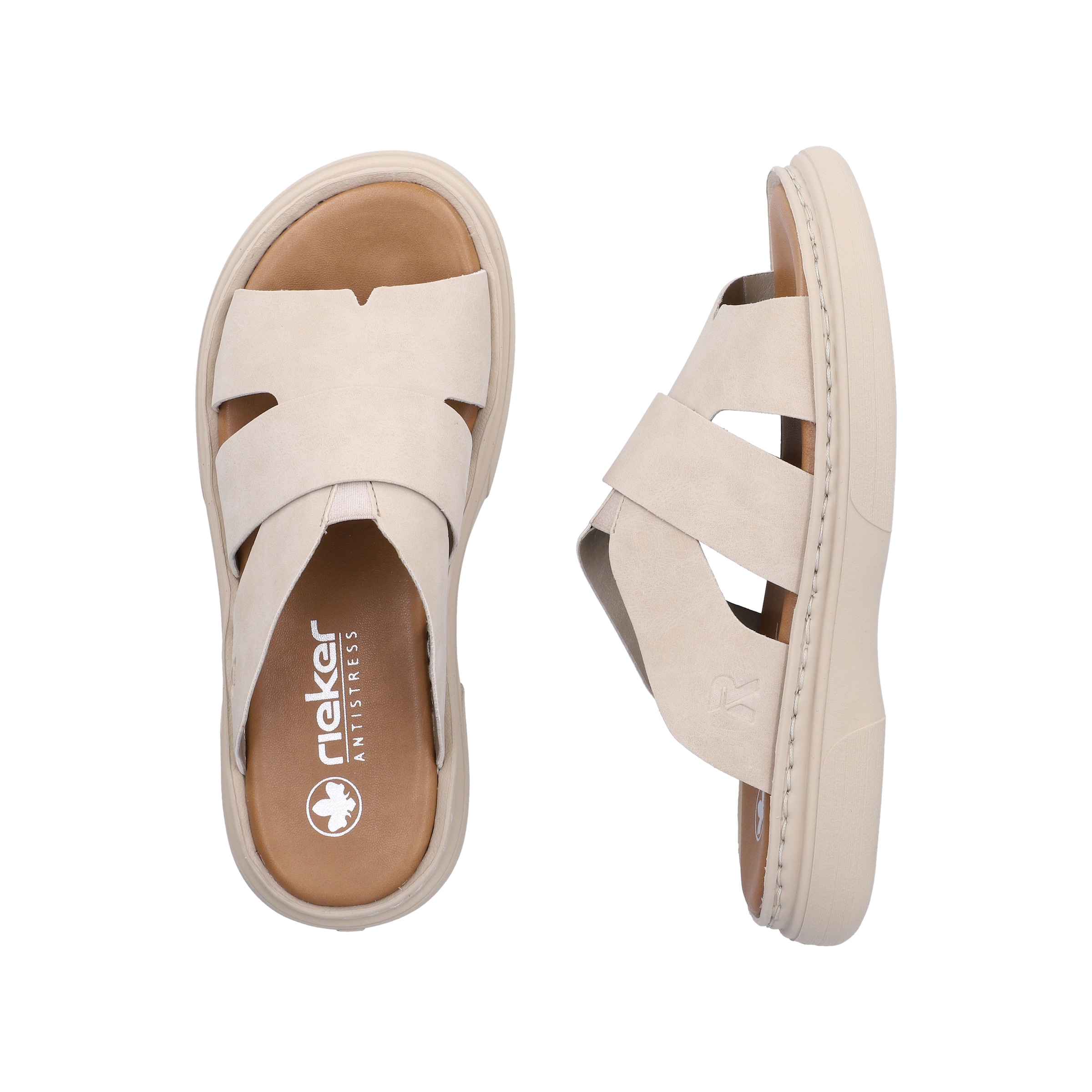 Rieker Pantolette in Beige