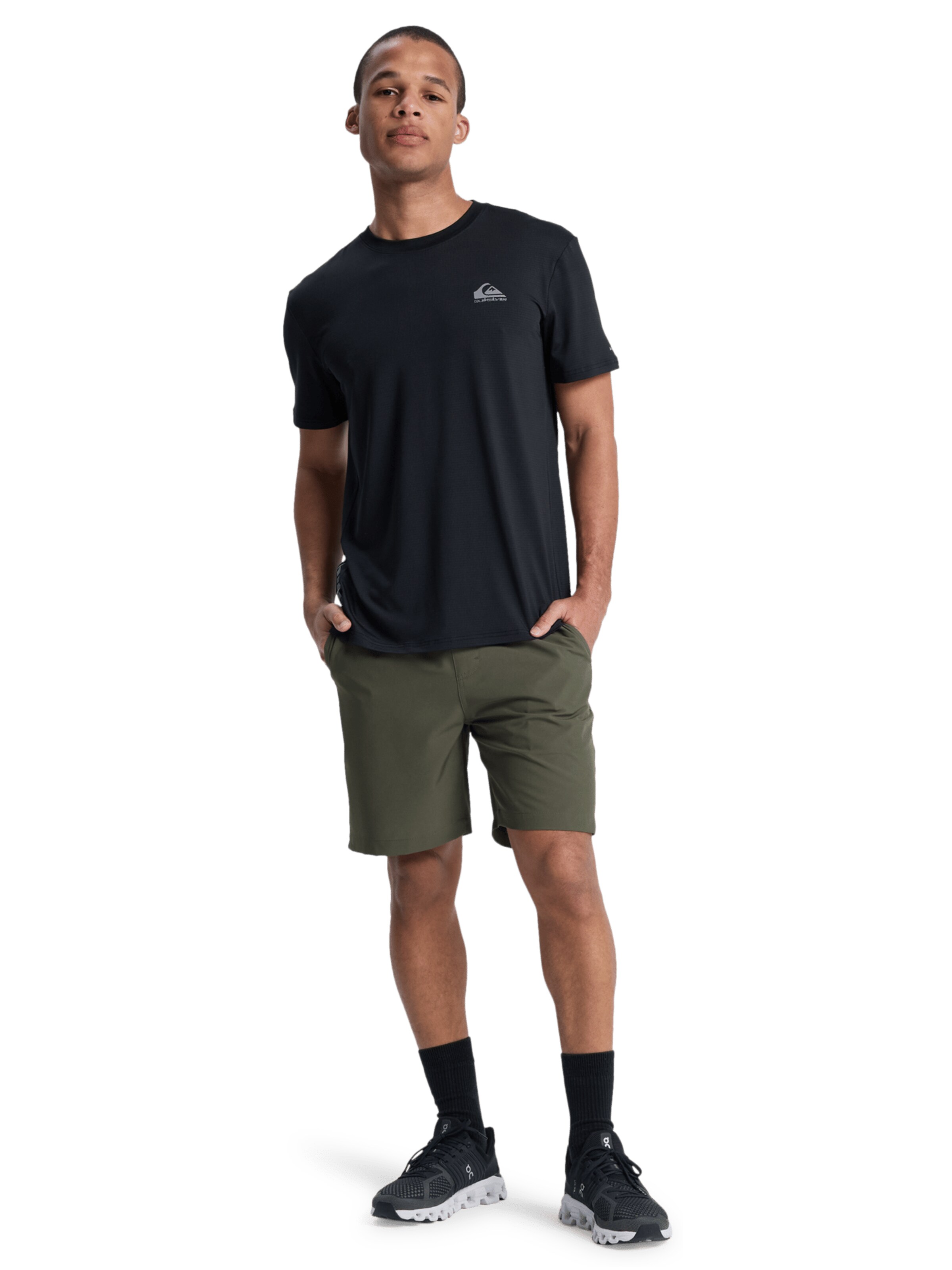QUIKSILVER T-Shirt 'Caecilian' in Schwarz