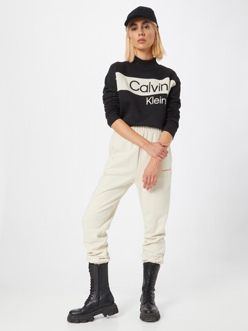 Calvin Klein Sweatshirt in Schwarz