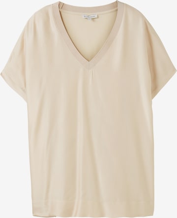 TOM TAILOR Shirt in Beige: front