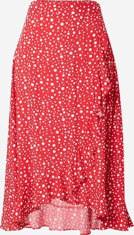 Louche Skirt 'MARA' in Red: front