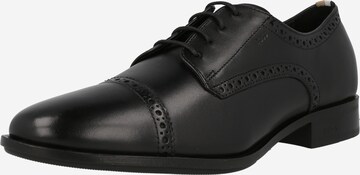 Scarpa stringata 'Colby' di BOSS in nero: frontale