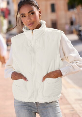 LASCANA Weste in Beige: Vorderseite