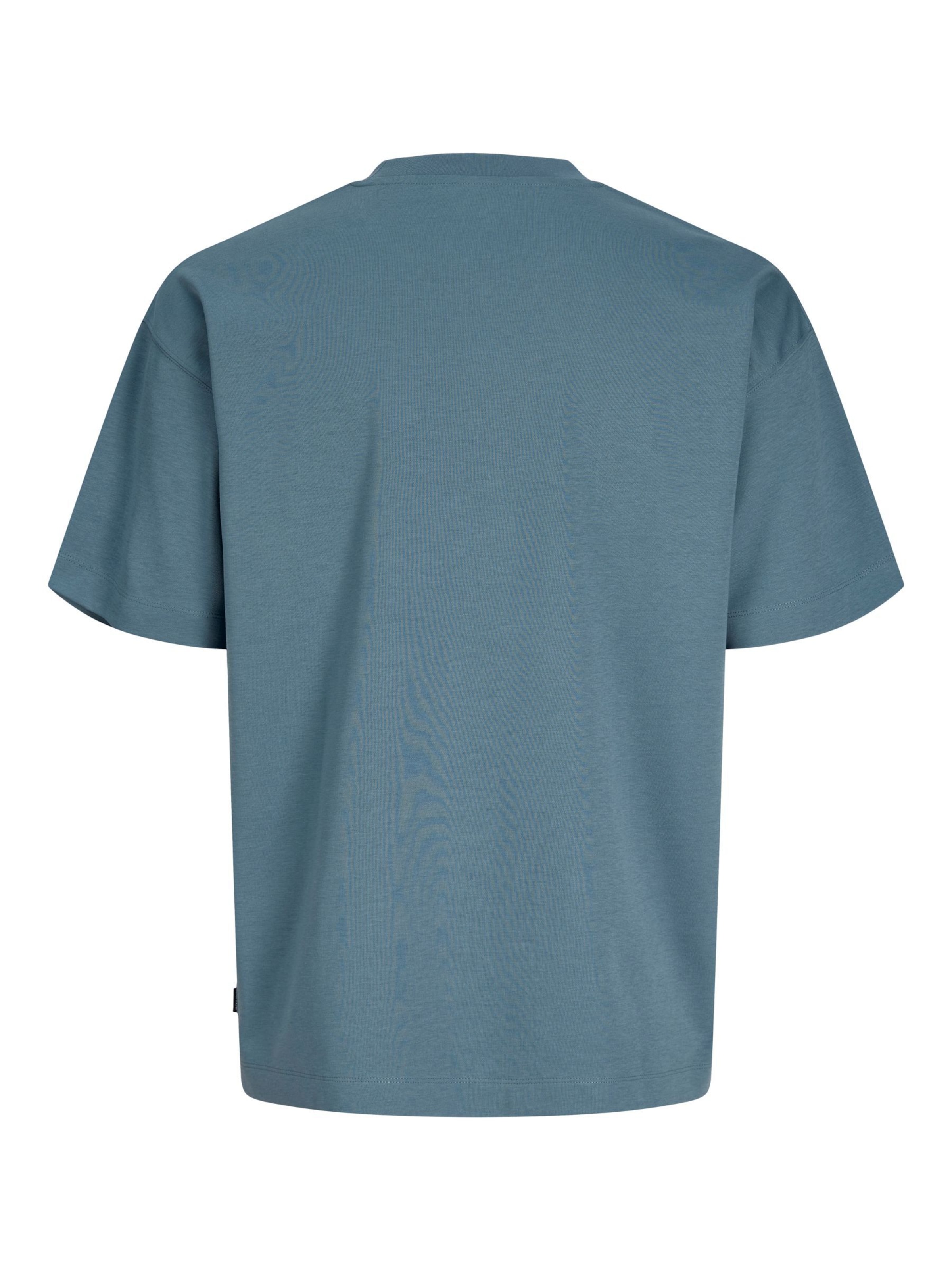 JACK & JONES - Camiseta 'JJEBARRON' en azul