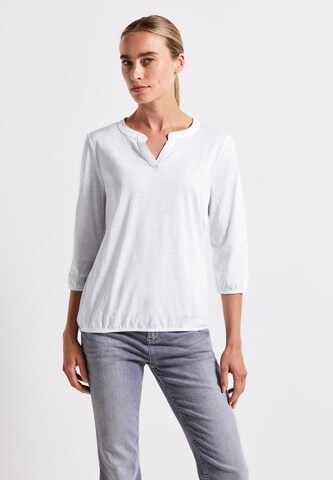 STREET ONE Shirt in White: front