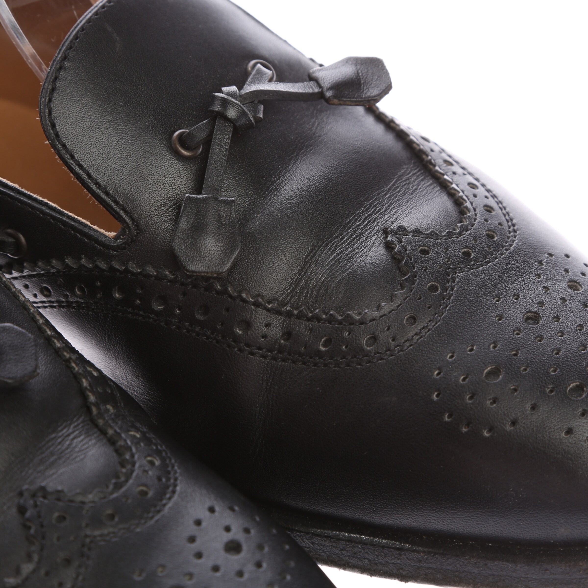 HERMÈS Halbschuhe 38 in Schwarz