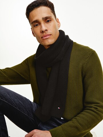 TOMMY HILFIGER Scarf 'Pima' in Black