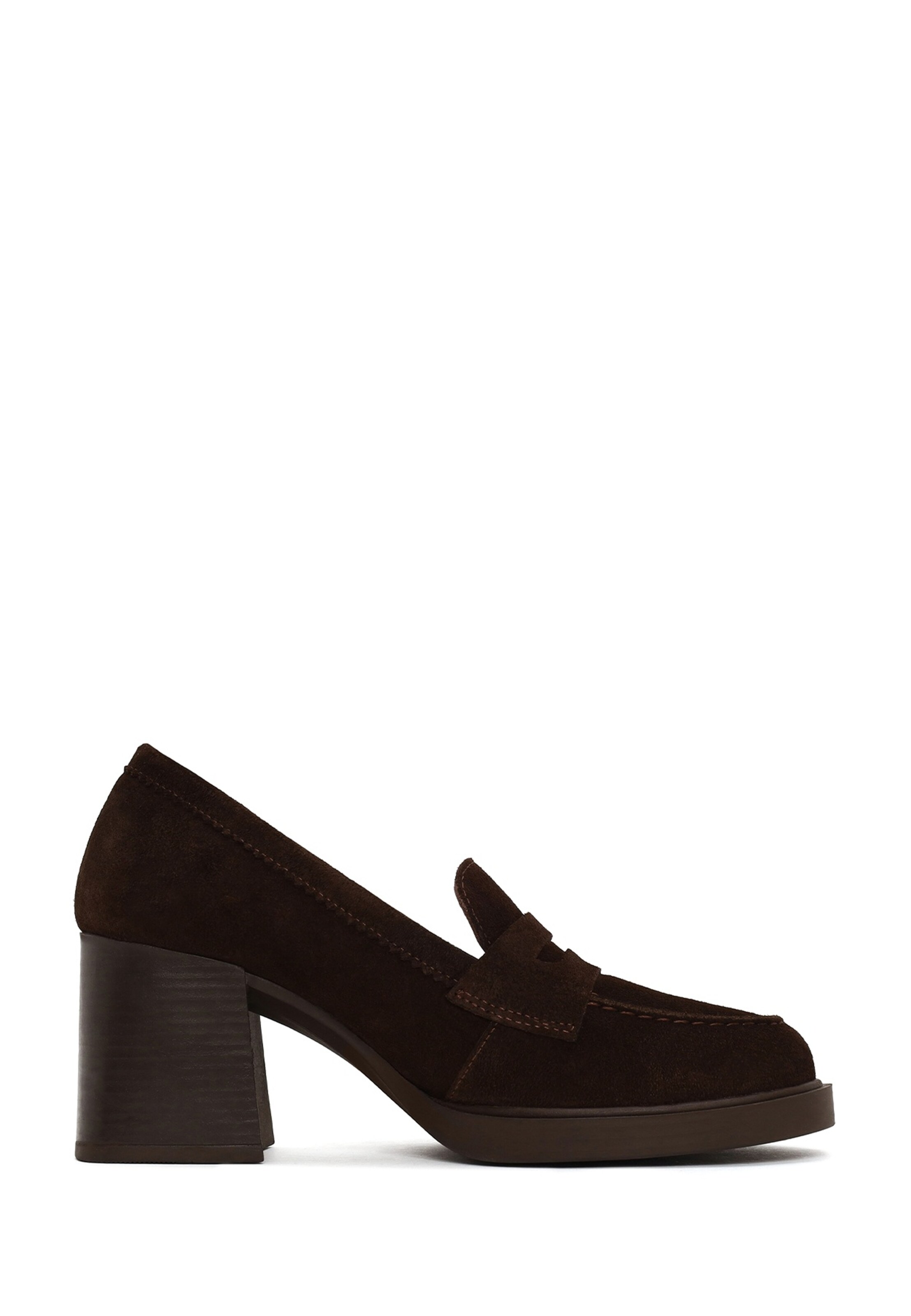 Derimod Pumps met hoge voorkant in Bruin