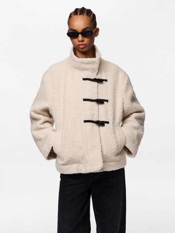PIECES Between-seasons coat 'PCANNALISA' in Beige: front