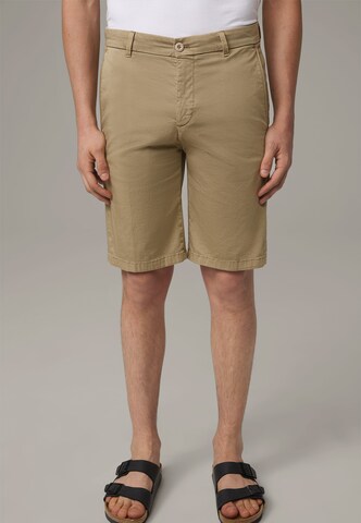 STRELLSON - regular Pantalón 'Crush' en beige: frente