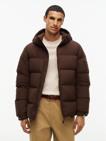 TOMMY HILFIGER Winterjas in Bruin: voorkant