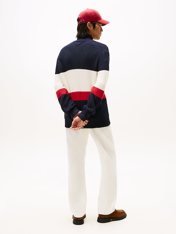 TOMMY HILFIGER Gebreid vest in Blauw