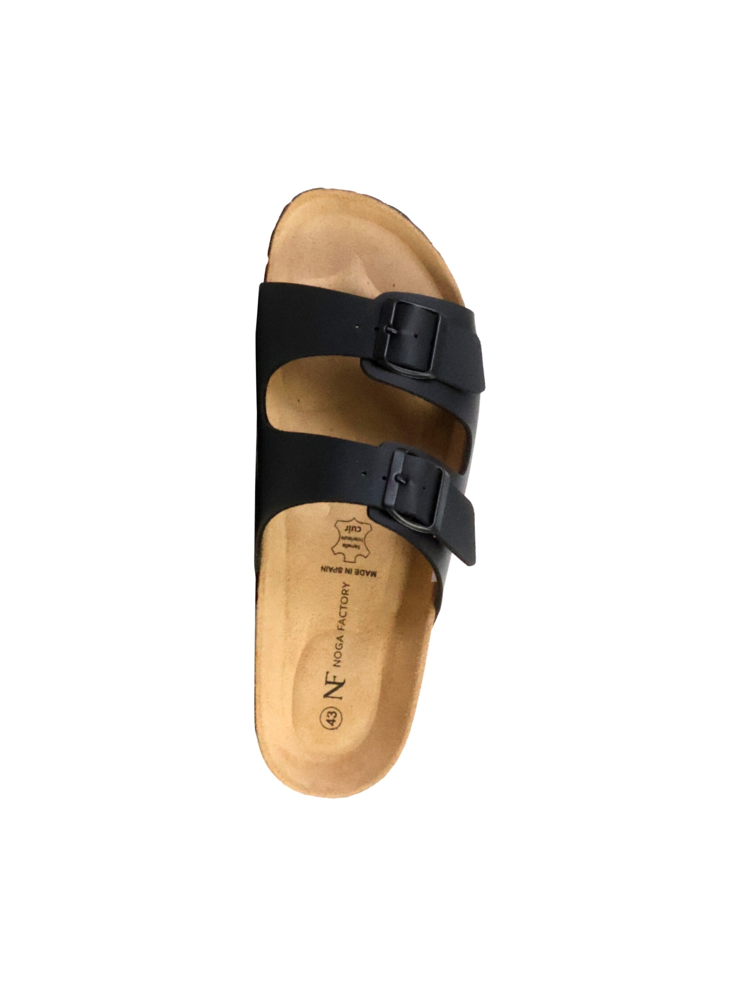 Mule 'Noga Mistral Edge Leder-Pantoletten' The Divine Factory en noir