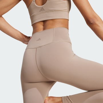 Skinny Pantaloni sport 'All Me' de la ADIDAS PERFORMANCE pe maro