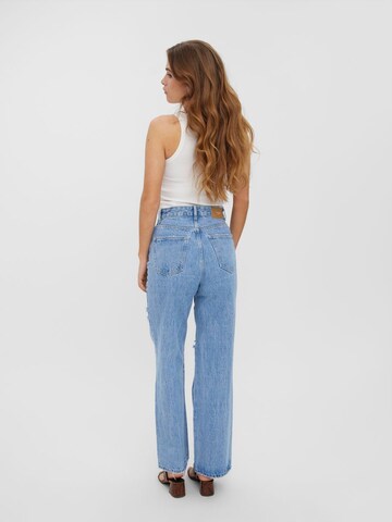 VERO MODA Wide leg Jeans 'Rebecca' in Blauw