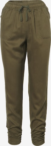 KOROSHI Tapered Jeans in Green: front