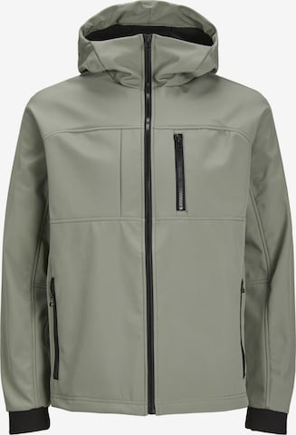 Veste fonctionnelle JACK & JONES en vert : devant