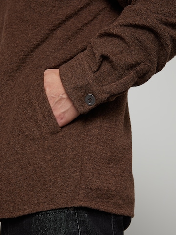 DAN FOX APPAREL Between-Season Jacket 'Lean' in Brown