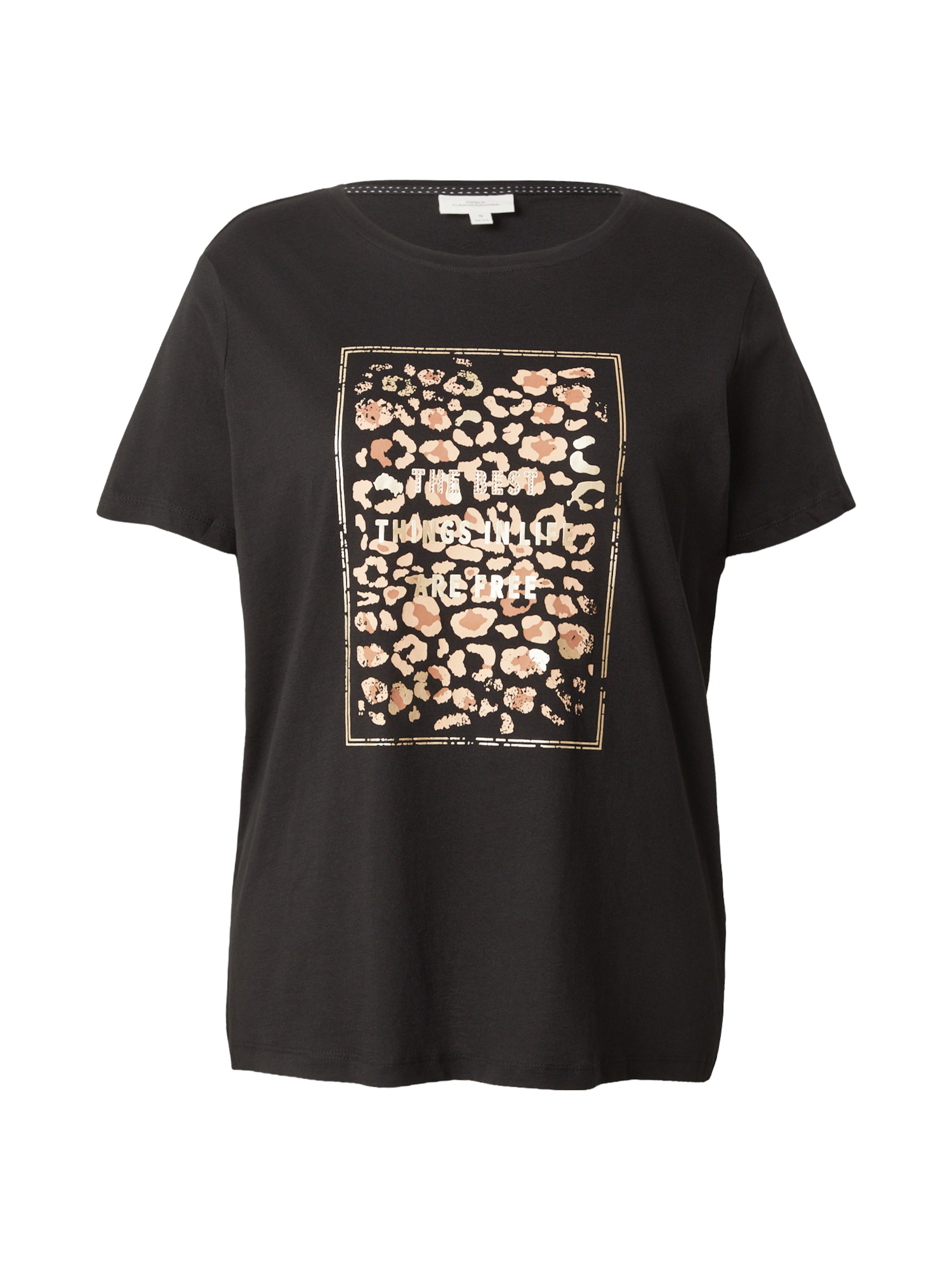 ONLY Carmakoma T-shirt 'CARCRUZ' en XL-XXL en beige / noir, Vue avec produit