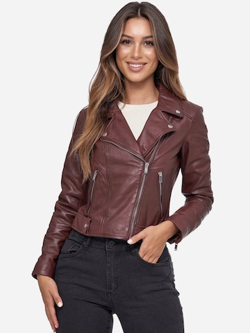Tazzio Between-Season Jacket 'F507' in Red: front