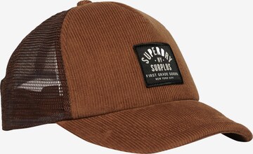 Casquette Superdry en marron : devant