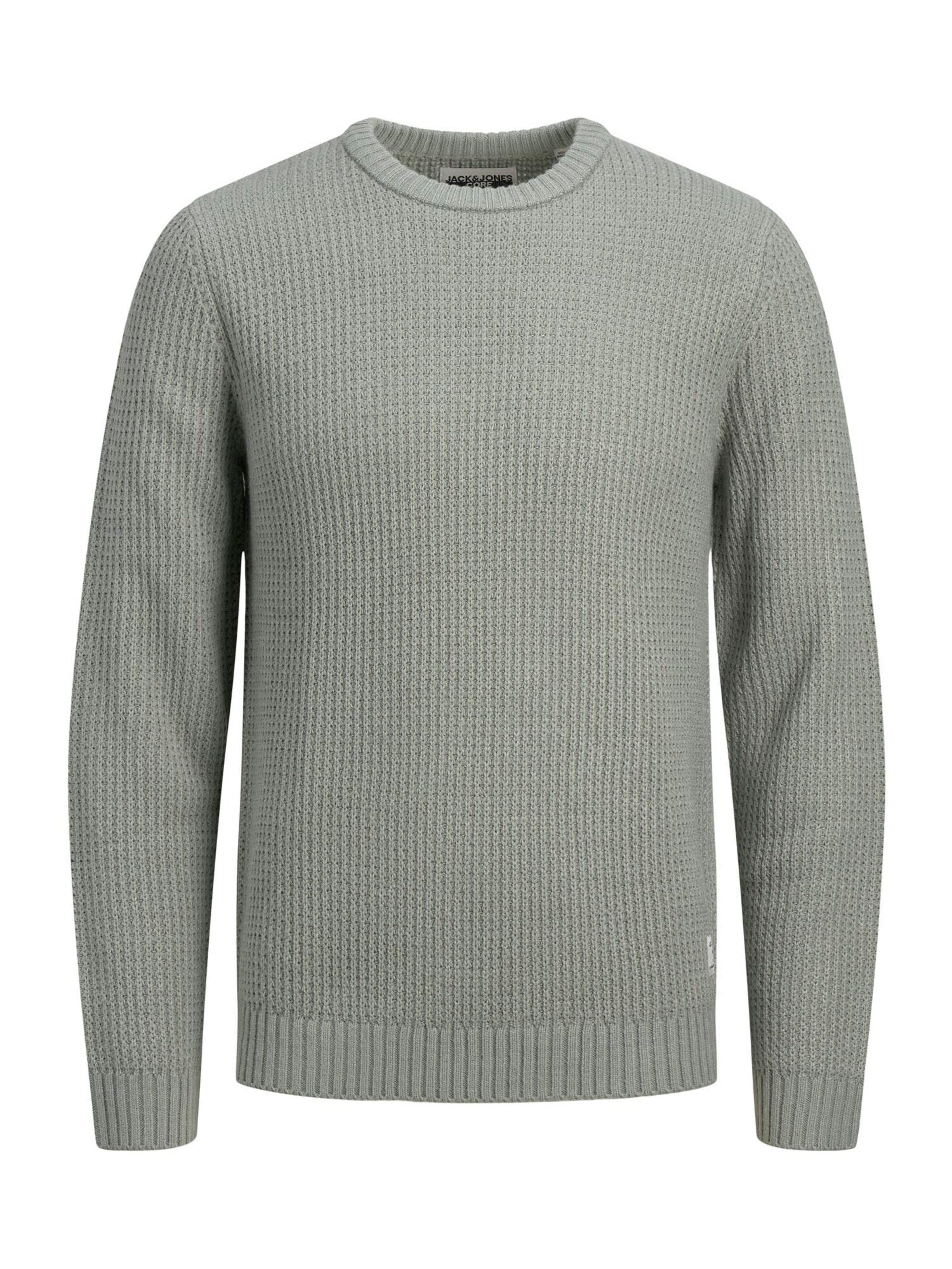 JACK & JONES Sweater 'JCODALTON' in Grey: front