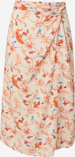 OBJECT Rok 'OBDULIA' in de kleur Beige / Blauw / Sinaasappel / Donkerrood, Productweergave
