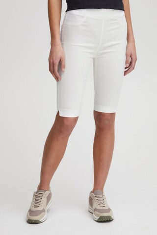 Oxmo - Skinny Pantalón 'Ditrine' en blanco: frente