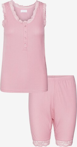 MAMALICIOUS Short Pajama Set 'LOTUS LIS' in Pink: front