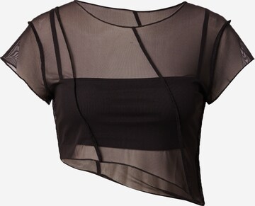 VIERVIER Shirt 'Sena' in Black: front